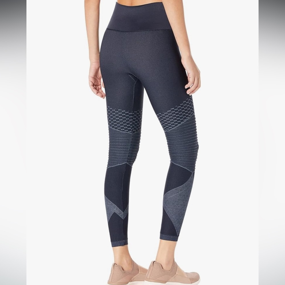 NWOT Spanx “Look at Me” Seamless Moto Leggings | Indigo Sky Blue | Small - Picture 2 of 8